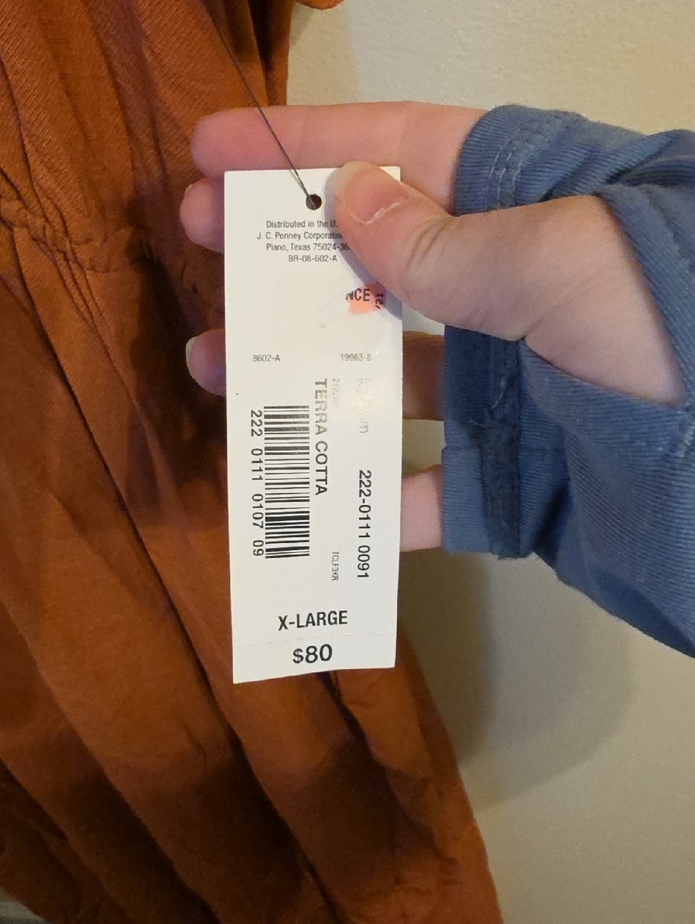 Worthington Terracotta Wide Leg Jumpsuit. NWT - Picture 3 of 10